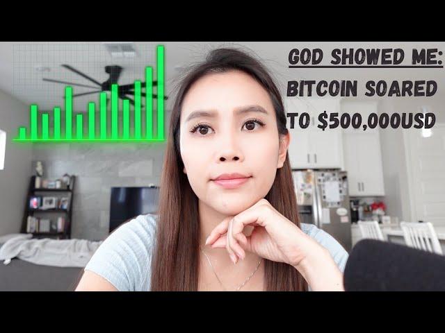 BITCOIN WILL SOAR TO $500K USD// PROPHETIC DREAM// CHURCH BE PREPARED FOR THE WORLDWIDE RECESSION