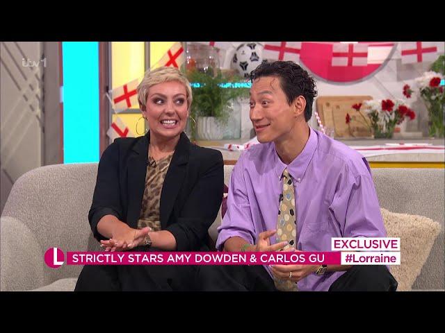 Amy Dowden, Carlos Gu (Strictly Come Dancing Professionals) On Lorraine [12.07.2024]