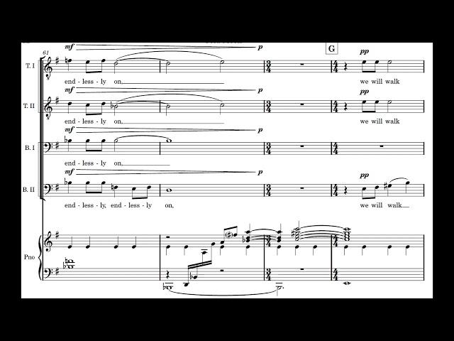 Cold Moon (TTBB + piano) | Chor Leoni