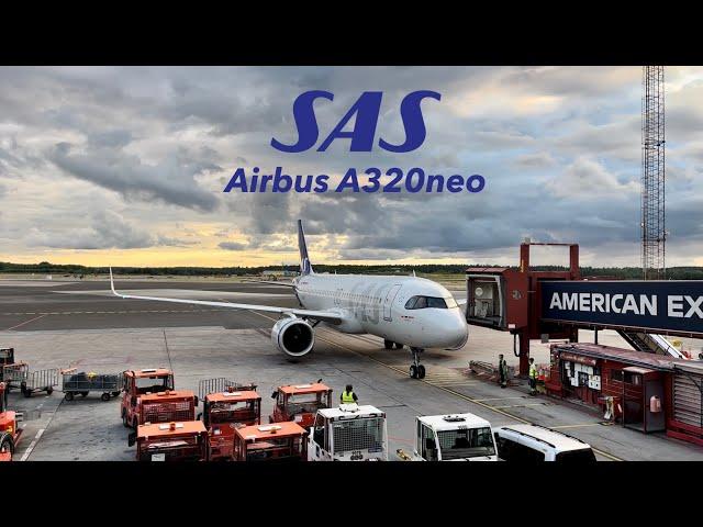 Scandinavian Airlines Airbus A320neo | Stockholm to Copenhagen | SAS Economy Class Full Review