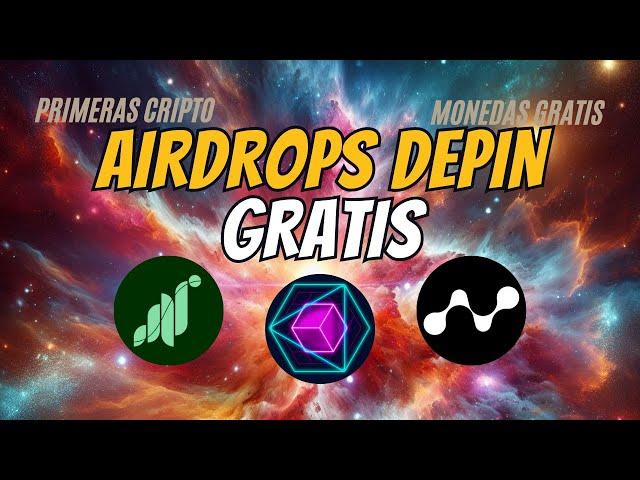 RÁPIDO! Los airdrops DePIN inminentes que puedes minar GRATIS de forma PASIVA