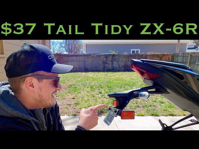 Kawasaki Ninja ZX-6R Tail Tidy Fender Eliminator Install / Start to Finish / 2024 - 2019