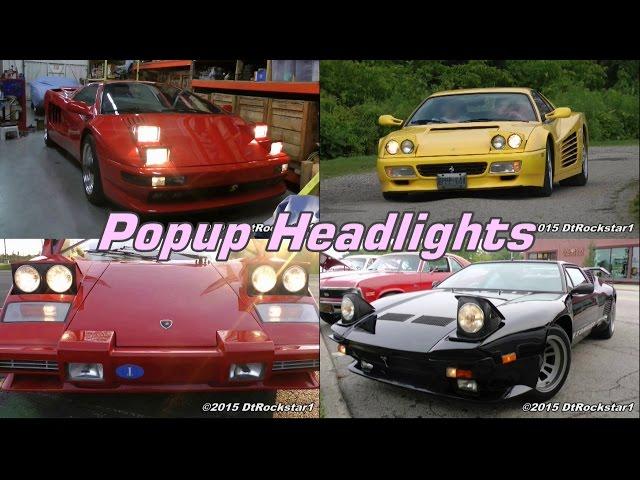 Tribute to Pop Up Headlights: (Part 1 of 2)