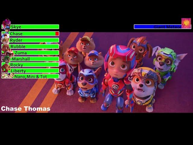 PAW Patrol: The Mighty Movie (2023) Final Battle with healthbars 4/4