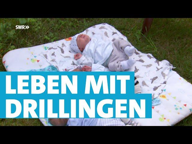 Eineiige Drillinge stellen das Leben von Familie Sommer auf den Kopf