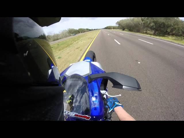 2015 Yamaha R1 Long Highway Wheelie