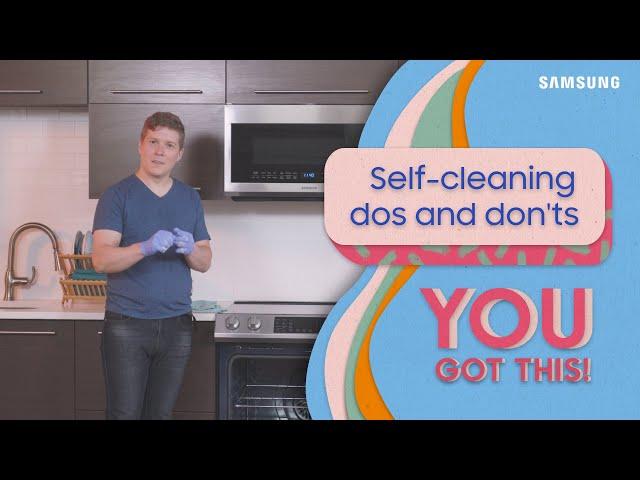 Dos and don’ts for using the Self-Clean oven feature | Samsung US