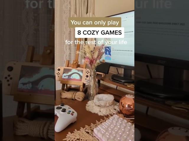 WHAT ARE YOUR TOP 8 COZY GAMES?