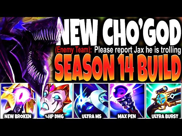 I created our New Cho'Gath Season 14 Split 3 Build Guide and you won't believe how GOOD THIS IS 