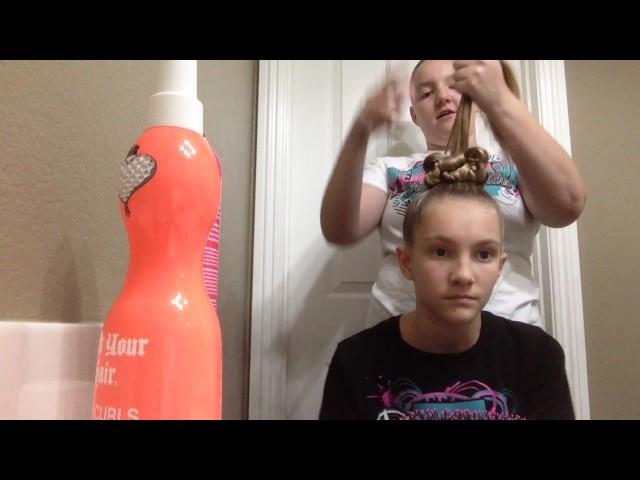 Overnight Cheer Hair Tutorial Vegas Hair Girl