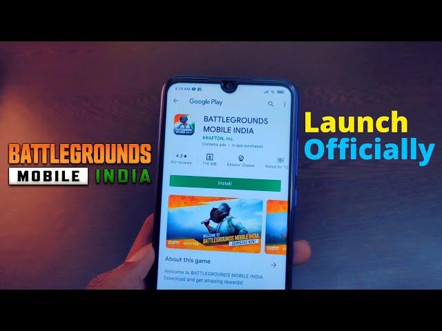 Battleground Mobile India Launched  Battleground Mobile India Download  BGMI Download Link