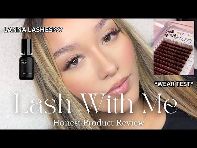 LASH WITH ME | BROWN LASH TUTORIAL | BROWN LASHES