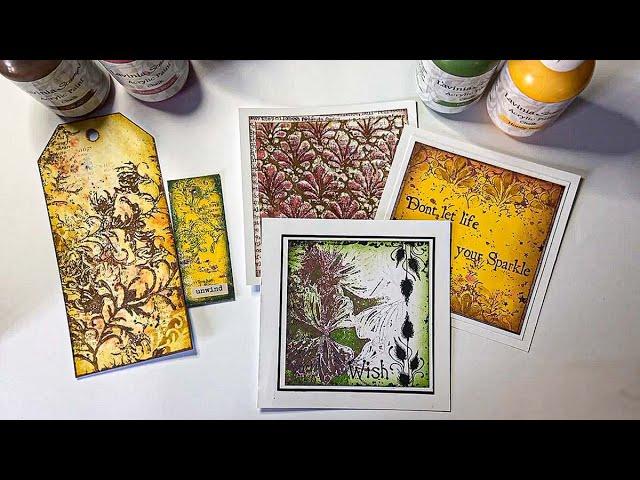 Fragments of Pattern by Sarah Anderson - A Lavinia Stamps Tutorial