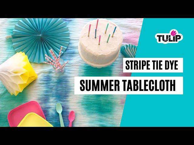 How To Stripe Tie Dye with The Pretty Life Girls