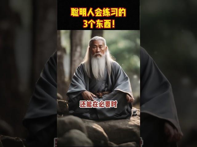 聪明人会练习的，3个东西！#shorts  #meditation #www #修行 #channel #佛法 #冥想 #live #智慧 #space