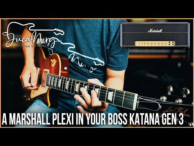 BOSS KATANA GEN 3 | MARSHALL PLEXI GUITAR TONES!!! New Pack