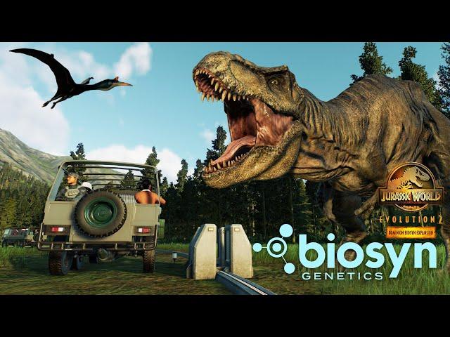 TOUR THE BETTER BIOSYN VALLEY DINOSAUR SANCTUARY | Jurassic World Evolution 2 Dominion DLC