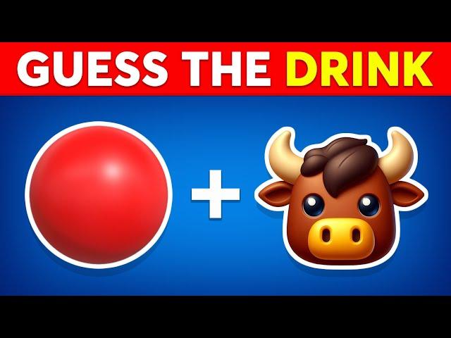 Guess The DRINK By Emoji?  Emoji Quiz | Quiz Dino