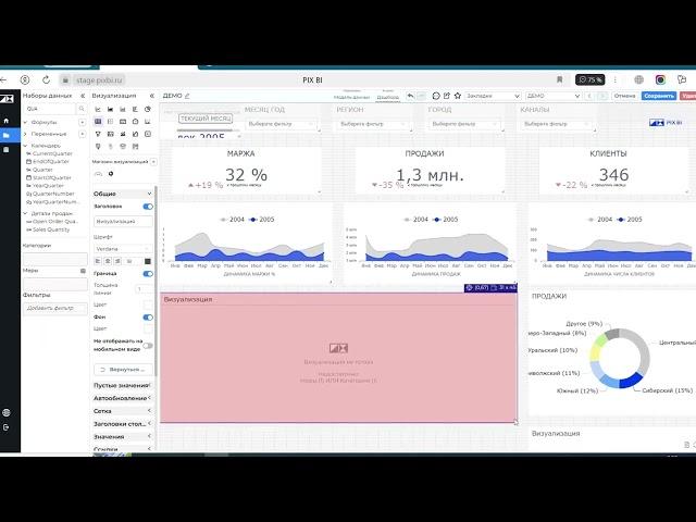 PIX BI как сделать дашборд в BI за 15 минут