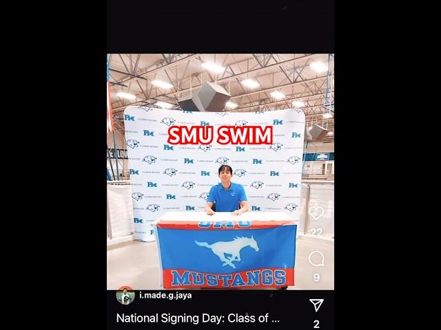 Made Aubrey Jaya Commits to Swim at SMU (2025). Go Mustangs - PONY UP!