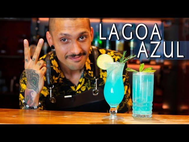 O FAMOSO DRINK AZUL | 2 formas de fazer o LAGOA AZUL | RECEITA