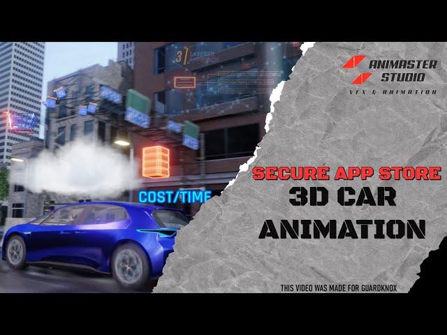 GuardKnox Animation | Car Animation | Animaster