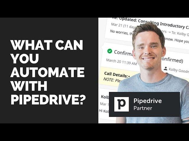 What can you automate with Pipedrive? NEW VIDEO AVAILABLE
