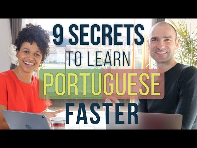 9 Secrets to Learn Portuguese (Portugal) Faster! (in portuguese with subtitles)