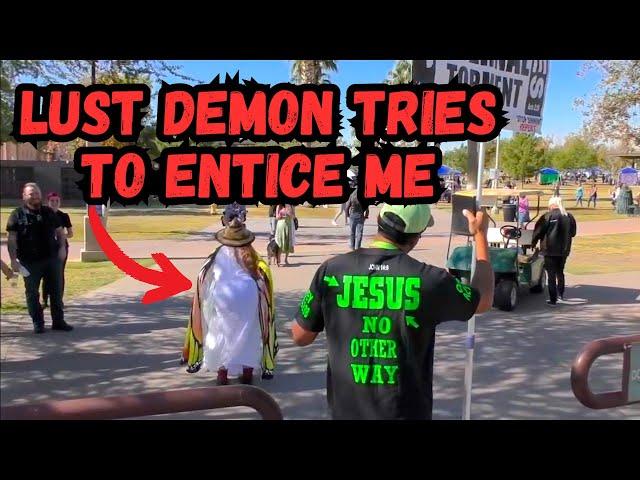 "It's very closed minded to say that JESUS is the ONLY way" -Triggered Pagan festival goers!  