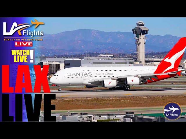 LAX LIVE:  LAX Plane Spotting | Thanksgiving WEEK TRAVEL! | November 30, 2024