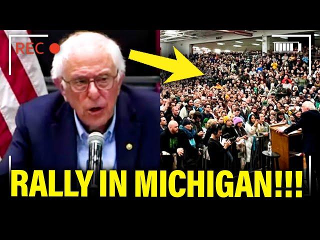 WOW! Bernie TEARS Trump to SHREDS at MICHIGAN RALLY