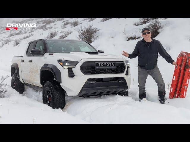 New Toyota Tacoma TRD PRO Hits its Limit in Deep Snow and Ice!