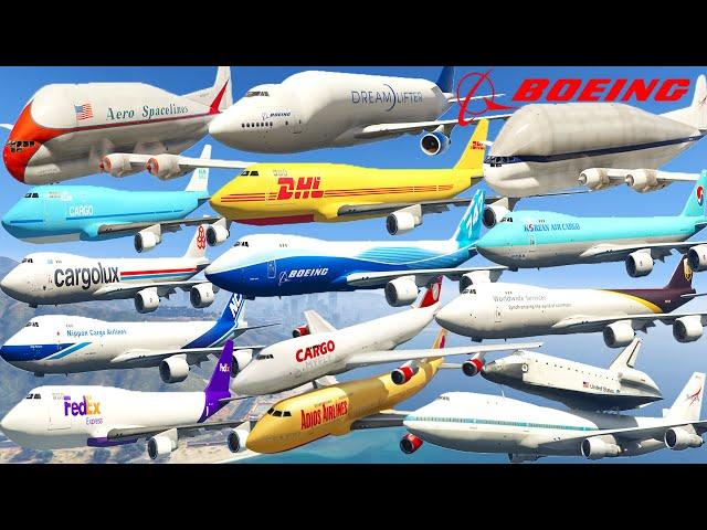 GTA V: Every Boeing Cargo Plane Pack Best Extreme Longer Crash and Fail Compilation