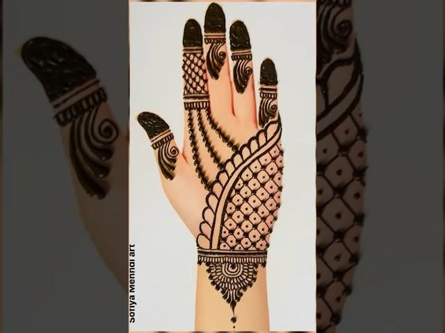 Easy simple Mehndi Design #mehndi #hennatattoo #henna #sorts #trending