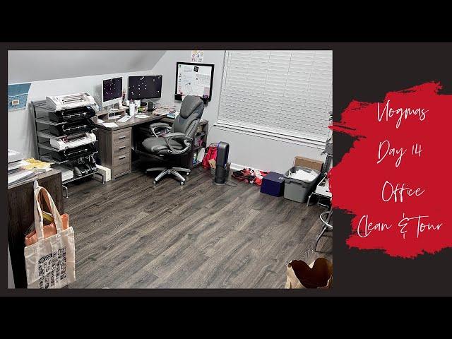 Sticker Shop Office Tour and Clean Up | Vlogmas Day 14