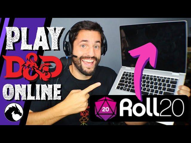 Beginners Guide to PLAY D&D ONLINE with Roll 20 and Discord