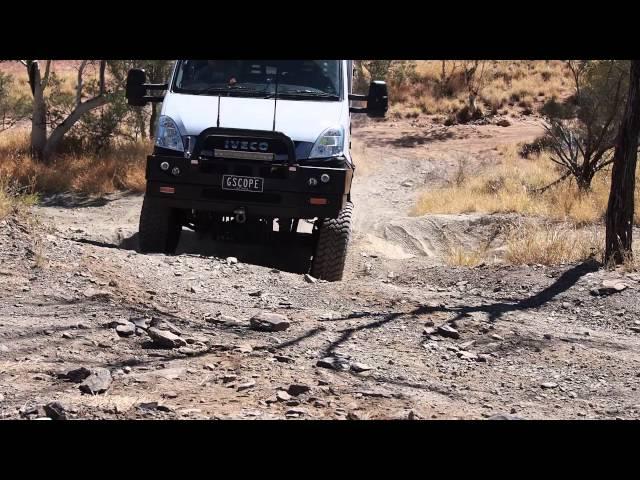 Iveco Daily 4x4 climb with diff locks