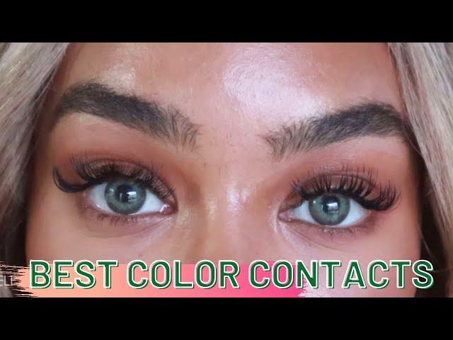 BEST COLORED CONTACTS FOR DARK EYES IN 2021 | MINTEYE