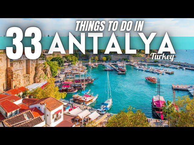 Best Things To Do in Antalya Turkey 2025 4K