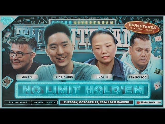 Luda Chris, Linglin, Mike X & Francisco Play THE ANTE GAME - Commentary by Charlie Wilmoth