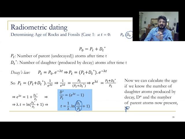 2 6 Radiometric dating Part2   Isochron equation   Age of Rocks and Fossils   Case 1