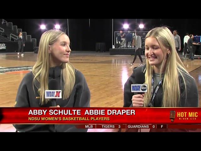 NDSU women's basketball players Abby Schulte and Abbie Draper on what the Bison do for an encore