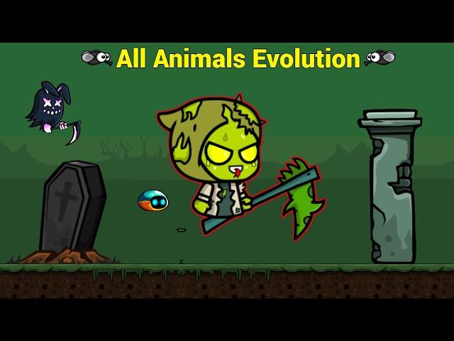 All Animals Evolution With Swamp Reaper (EvoWorld.io)