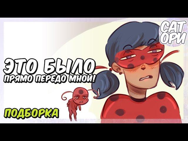 ЭТО БЫЛО ПРЯМО ПЕРЕДО МНОЙ!   Леди Баг и Супер Кот SatoriComix   Подборка Комиксов