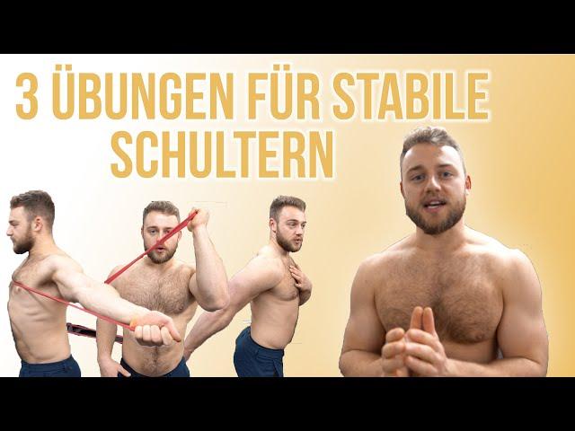 Mache diese 3 Übungen für stabile Schultern!