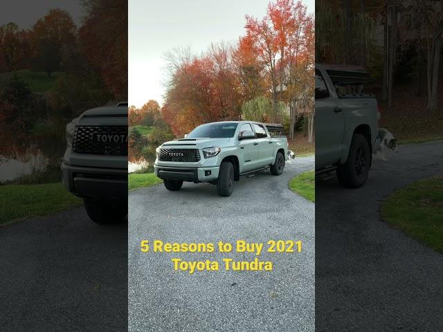 5 Reasons to Buy a 2021 Toyota Tundra over the 2022… #shorts