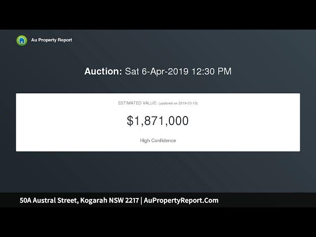 50A Austral Street, Kogarah NSW 2217 | AuPropertyReport.Com