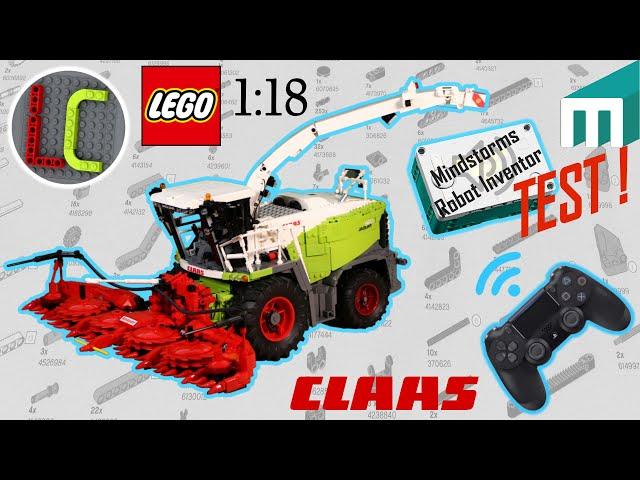 LEGO RC 1:18 forage harvester CLAAS JAGUAR 960 & KEMPER 475+