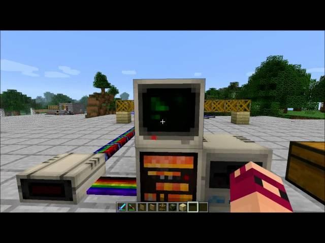 Minecraft Redpower 2 - Basic computer use in Minecraft - Part 1/2