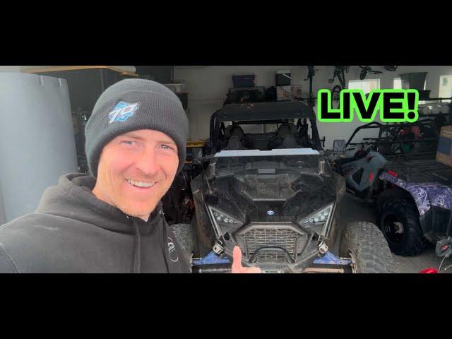 Live! RZR Ride + Mountain Updates: Shop Progress & Instagram News!